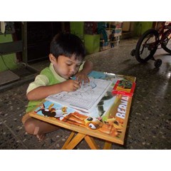meja belajar lipat