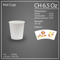paper cup ch 6.5 oz
