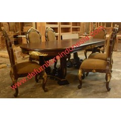 classic dining chair set, french furniture, indonesia furniture, jepara furniture | cv. de' ef indonesia defurnitureindonesia dfridcs - 4