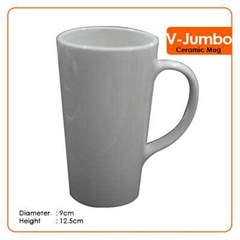cm v jumbo - mug/ gelas keramik promosi/ souvenir/ merchandise/ gift
