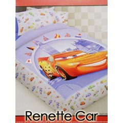 sprei katun lokal ( renette car)