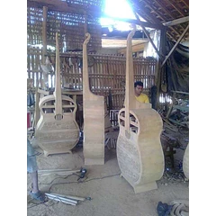 almari pajangan gitar