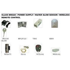 security alarm system makassar - glass break, water glow sensor, remote control