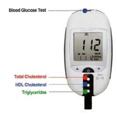 lipid pro ( glucose, triglyceride, total cholesterol, hdl cholesterol)