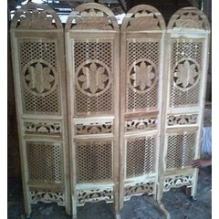 sekat ukir kayu jati
