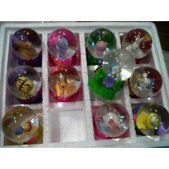lampu bola kristal karakter