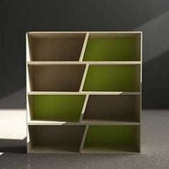 rak buku minimalis modern c20e