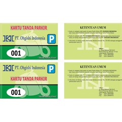 kartu tanda parkir