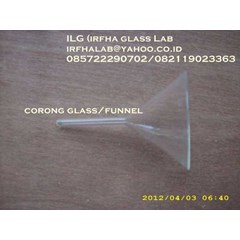 funnel atau corong untuk alat laboratorium ready stok vol 100mm dan 75mm harga pyrek murah