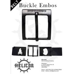 buckle sablon & embos