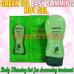 cream pelangsing perut seketika green tea easy slimming hot cream