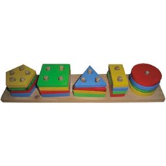 puzzle geometri 5 bentuk