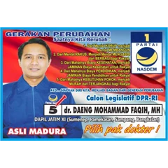 sticker caleg