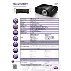 digital dlp benq projector sh 960