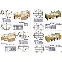 workstation( partisi) 2 orang / 4 orang