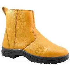 dr.osha sepatu safety / safety shoes cozy zip ankle boot