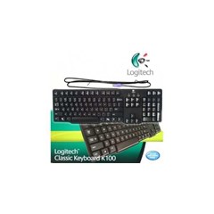 keyboard logitech k100 ps2 ( komputer bintaro, pondok indah, rempoa, ciputat, lebak bulus, pondok pinang)