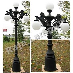 tiang lampu antik lion king