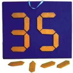 puzzle angka digital flannel