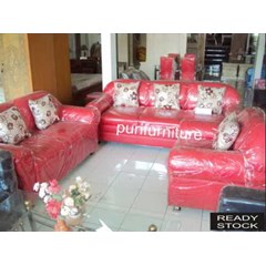 sofa 321 belina red ruang tamu keluarga