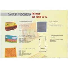 alat peraga bahasa indonesia sd