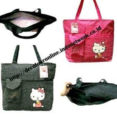tas tenteng hello kitty kanvas