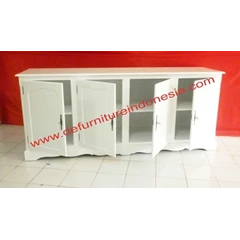 buffet 4 pintu , indonesia furniture, painted furniture | defurnitureindonesia dfribu-24