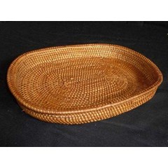 tray oval full anyam