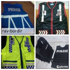 rompi polisi, dishub, security, parkir dll