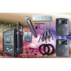 ( e3) portable wireless auderpro ap-909pa + 2 auderpro ap-112a