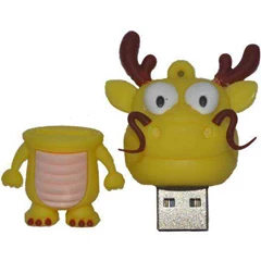 yellow dragon chinese animal usb flashdisk