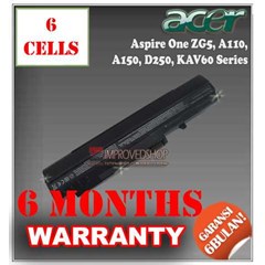 baterai/ batere/ battery acer aspire one zg5, a110, a110l, a150l, a150x, aspire one pro p531h kw1/ compatible/ replacement