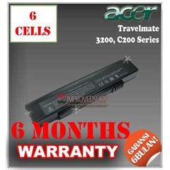 baterai/ batere/ battery acer travelmate 3200, c200, c210 kw1/ compatible/ replacement