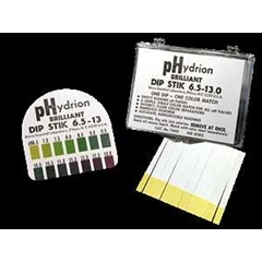 hydrion plastic ph strip 6.5-13.0 7600