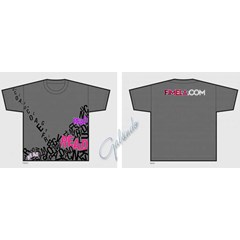 [ ts005] t shirt promosi - fimela ( grey)