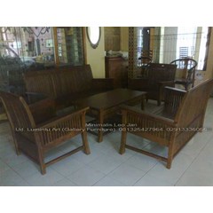 kursi minimalis tamu jati jepara type leo jari-jari set 3211