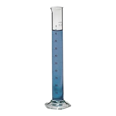 cylinder graduated economy a 25oml 1 ea/ pack double scala @ pyrex