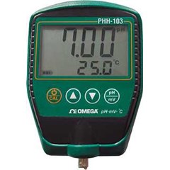 omega portable ph/ mv temperature meter phh-103
