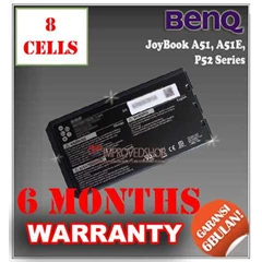 baterai/ batere/ battery benq joybook a51, a51e, p52, p52eg kw1/ compatible/ replacement