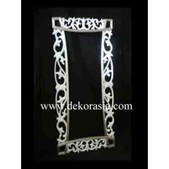 mirror, wooden mirror