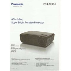 new projector panasonic ls26ea