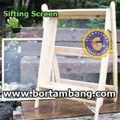 sifting screens, foresic sifting screens, compost sifter screen sieve, ayakan kompos manual