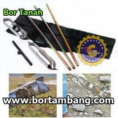 bor tanah, soil auger, bor tanah manual