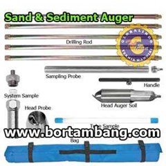 sand and sediment auger, bor sedimen, bor sampel pasir & sedimen