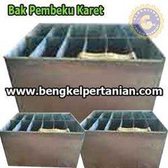 bak pembeku getah karet, loyang pembeku getah karet,