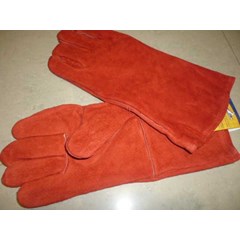 glove welding 14inch red