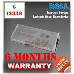 baterai/ batere/ battery dell inspiron 8600m, latitude d810, d840, precision m70 kw1/ compatible/ replacement