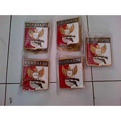 emblem logo perbakin untuk nomor mobil