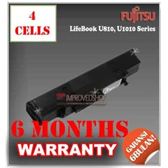 baterai/ batere/ battery fujitsu lifebook u810, u1010, fmv-biblo loox u50, fmv u8240, u8250 kw1/ compatible/ replacement