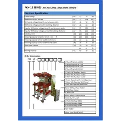 medium voltage lbs 630a, 24kv, isarc-p, type fkn, cnc